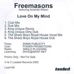 Freemasons - Love On My Mind