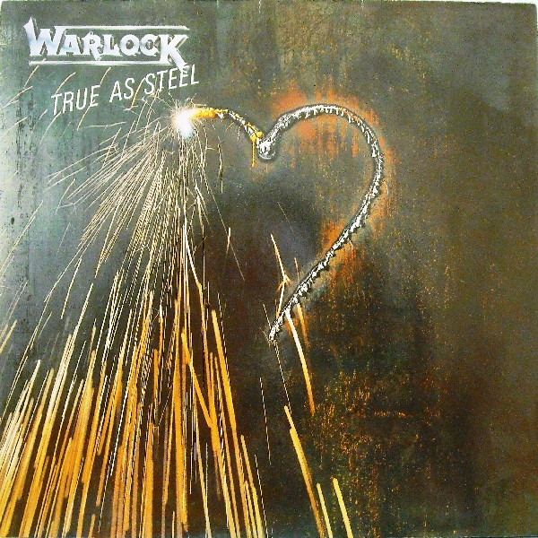 Обложка конверта виниловой пластинки Warlock (2) - True As Steel