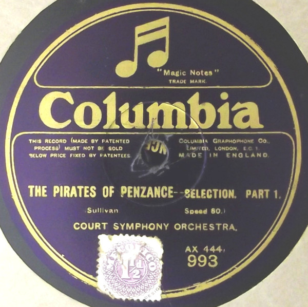 descargar álbum Court Symphony Orchestra - The Pirates Of Penzance Selection Part 1 Part 2