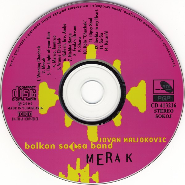 lataa albumi Jovan Maljoković Balkan Salsa Band - Merak