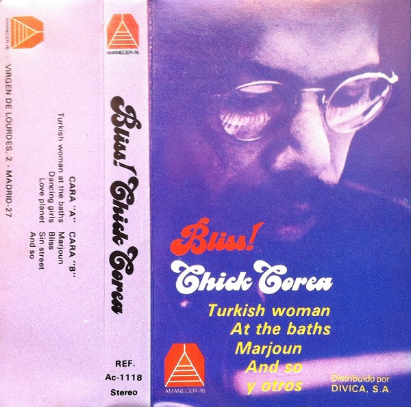 Chick Corea – Bliss! (1976, Cassette) - Discogs