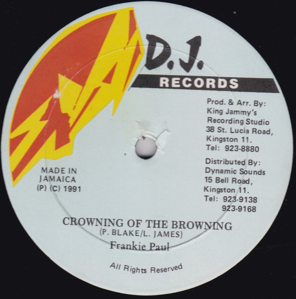 télécharger l'album Frankie Paul - Crowning Of The Browning