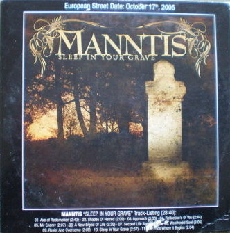 last ned album Manntis - Sleep In Your Grave