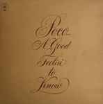 Cover of A Good Feelin' To Know, 1972, Vinyl
