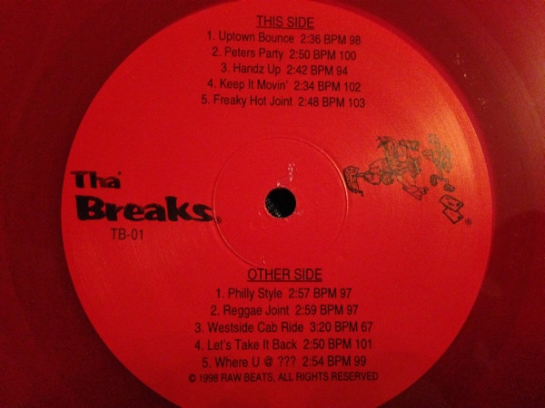 Raw Beats – Tha' Breaks #01 (1998, Red, Vinyl) - Discogs