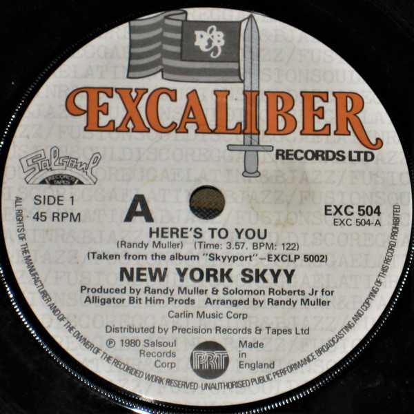 New York Skyy – Here's To You (1980, Vinyl) - Discogs