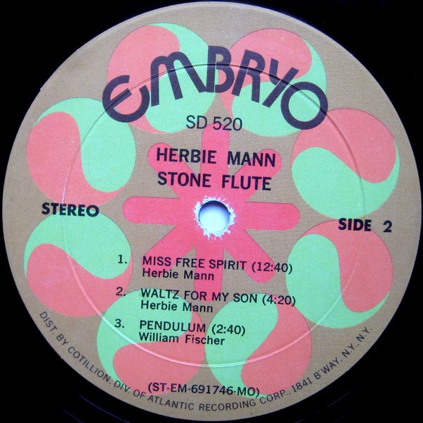 Herbie Mann – Stone Flute (1970, Reel-To-Reel) - Discogs