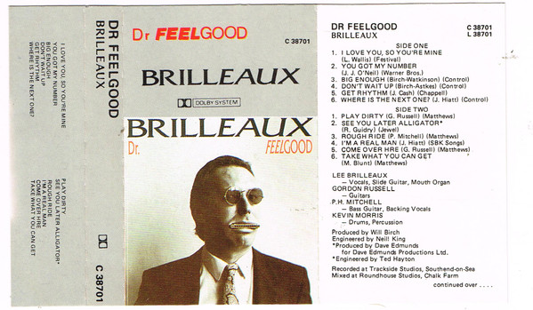 Dr. Feelgood – Brilleaux (1989, Vinyl) - Discogs