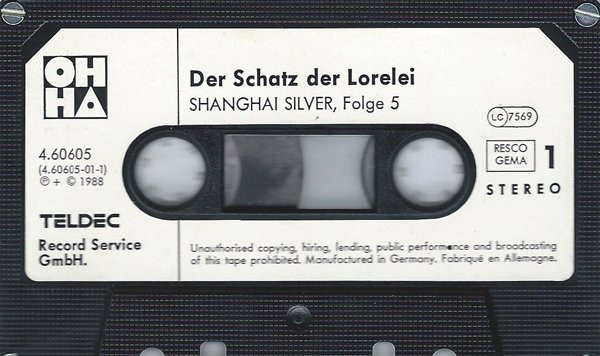 baixar álbum Unknown Artist - Shanghai Silver 5 Der Schatz Der Lorelei