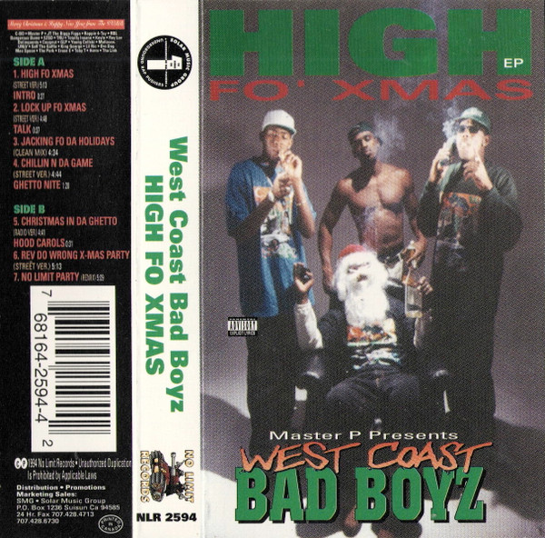 Master P Presents West Coast Bad Boyz High Fo Xmas Releases Discogs