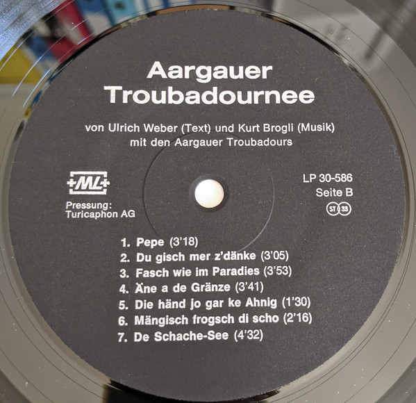 Album herunterladen Aargauer Troubadours - Aargauer Troubadournee