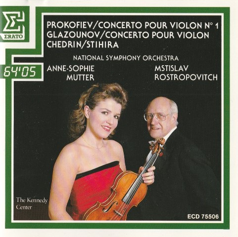 Prokofiev, Glazunov, Chedrine - National Symphony Orchestra, Anne