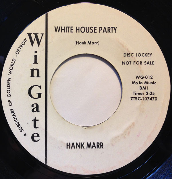 Album herunterladen Hank Marr - White House Party The Out Crowd