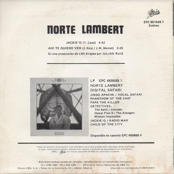 télécharger l'album Norte Lambert - JackieO