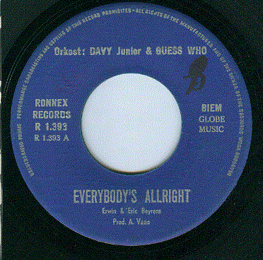 baixar álbum Davy Jr And The Guess Who - Everybodys Allright