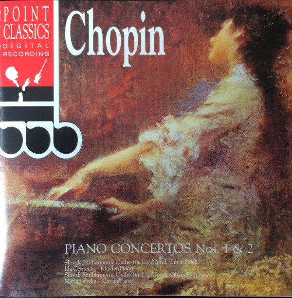Album herunterladen Slovak Philharmonic Orchestra, Ida Černecká Marian Pivka - Chopin Piano Concertos Nos 1 2