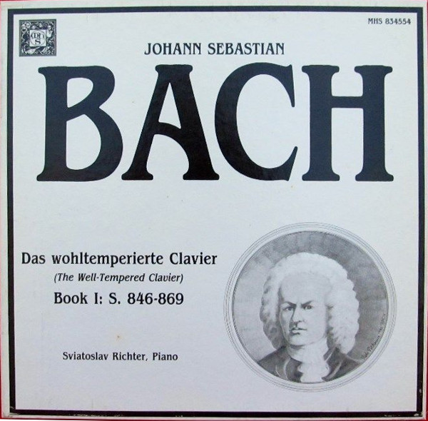 descargar álbum Johann Sebastian Bach Sviatoslav Richter - Das Wohltemperierte Clavier Book I S 846 869
