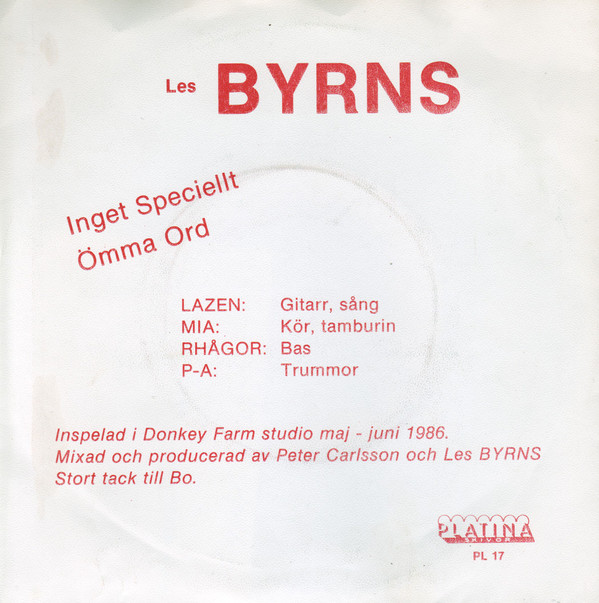 descargar álbum Les Byrnes - Inget Speciellt