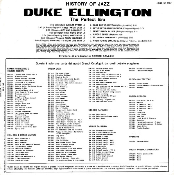 télécharger l'album Duke Ellington - The Perfect Era