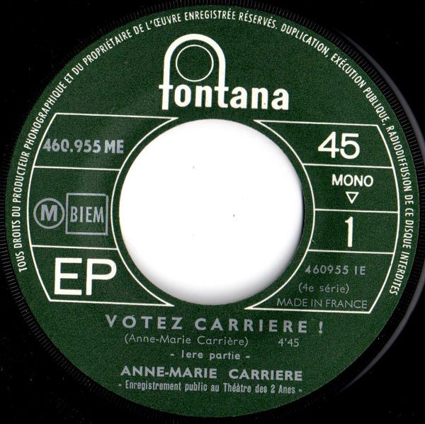 télécharger l'album AnneMarie Carrière - Votez Carrière