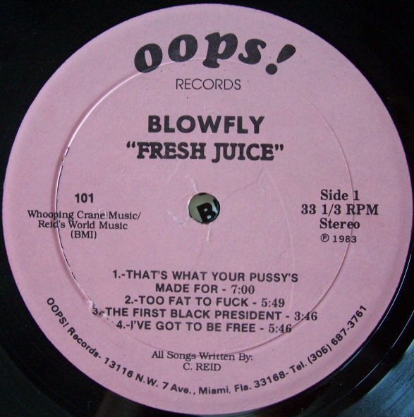 lataa albumi Blowfly - Fresh Juice