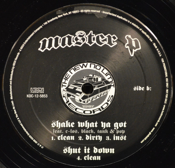 Album herunterladen Master P - Thug Chick Shake What Ya Got