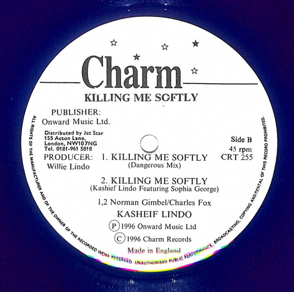 Kasheif Lindo – Killing Me Softly (1996, Blue, Vinyl) - Discogs