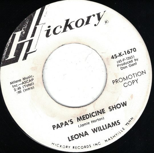last ned album Leona Williams - I Cant Tell My Heart That Papas Medicine Show