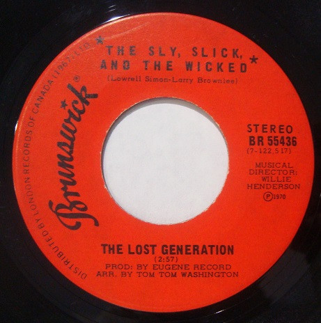 The Lost Generation – The Sly, Slick, And The Wicked (1970, Vinyl