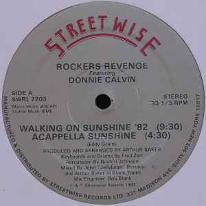 Rockers Revenge - Walking On Sunshine ‘82 album cover