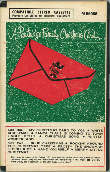 Vintage Vinyl A Partridge Family Christmas Card Album Signed Bell