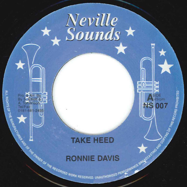 Album herunterladen Ronnie Davies - Take Heed Tonight I Am Staying Here