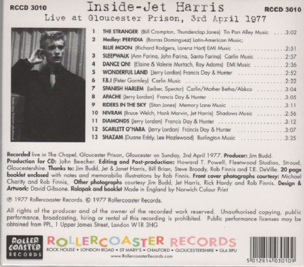 ladda ner album Jet Harris - Inside