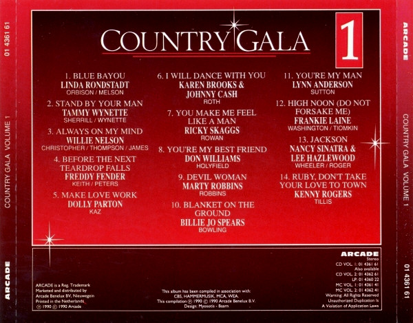 baixar álbum Various - Country Gala Volume 1