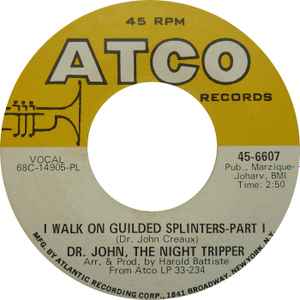 Dr. John - I Walk On Guilded Splinters album cover