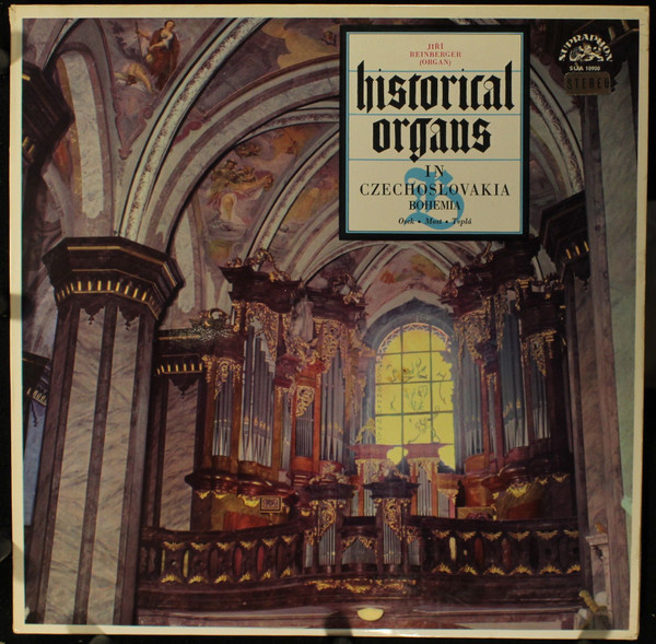 Обложка конверта виниловой пластинки Jan Valach, Ivan Sokol - Historical Organs in Czechoslovakia - Slovakia
