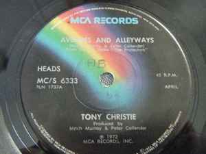 Tony Christie - Avenues And Alleyways album cover