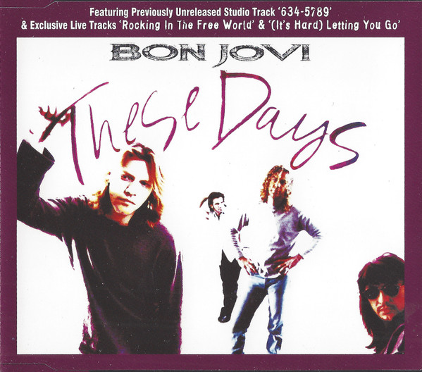 Bon Jovi – These Days (1996, CD2, CD) - Discogs