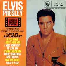 Elvis Presley - Love In Las Vegas album cover