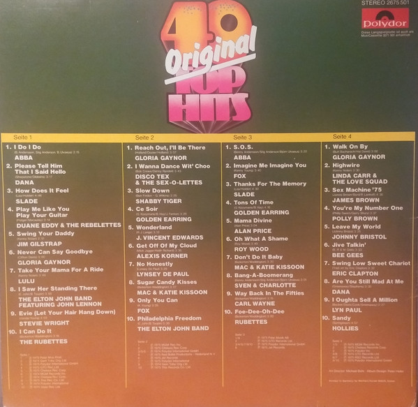 descargar álbum Various - 40 Original Top Hits
