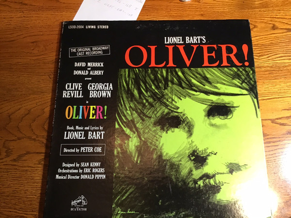 Lionel Bart – Oliver! (1962, Vinyl) - Discogs