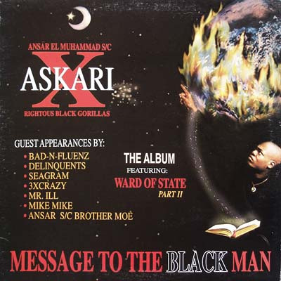Askari X – Message To The Black Man (1995, Vinyl) - Discogs