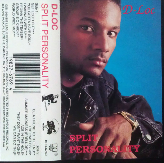 D-Loc – Split Personality (1990, Cassette) - Discogs