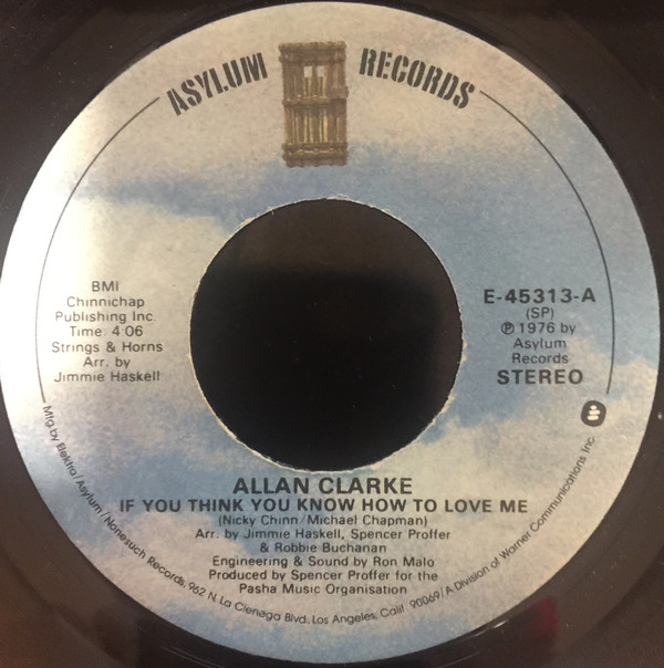 ladda ner album Allan Clarke - If You Think You Know How To Love Me Light A Light