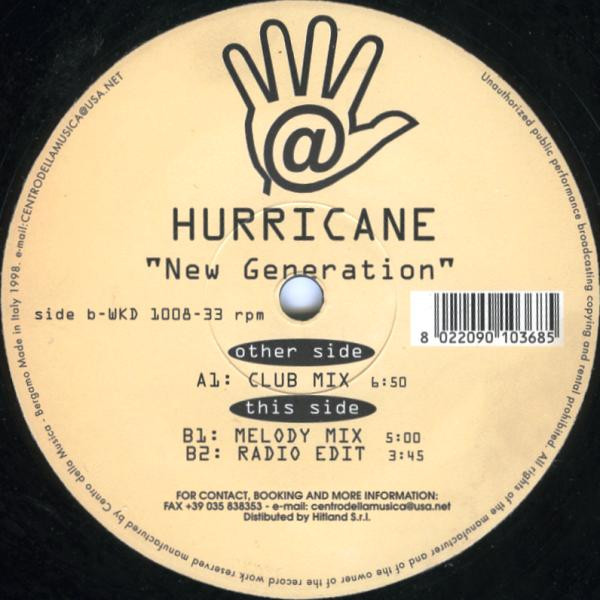 last ned album Hurricane - New Generation