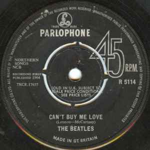 The Beatles - Can't Buy Me Love album cover