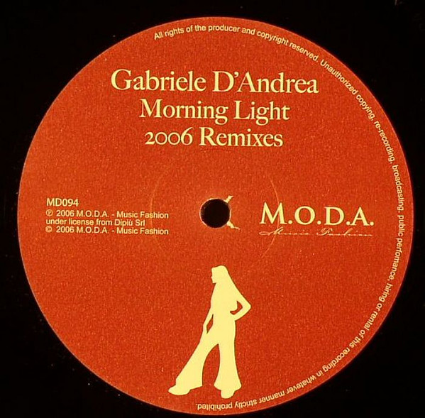Album herunterladen Gabriele D'Andrea - Morning Light 2006 Remixes
