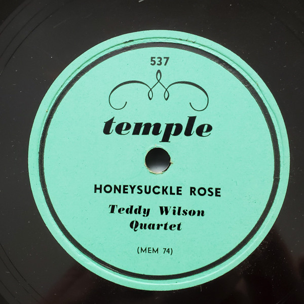 Teddy Wilson Quartet – Honeysuckle Rose / Ain't Misbehavin 