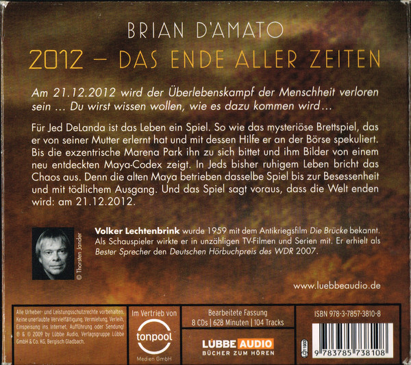 descargar álbum Brian D'Amato - 2012 Das Ende Aller Zeiten