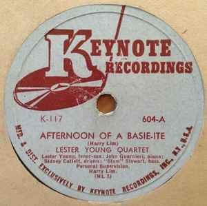 Lester Young Quartet – Afternoon Of A Basie-ite / Sometimes I'm